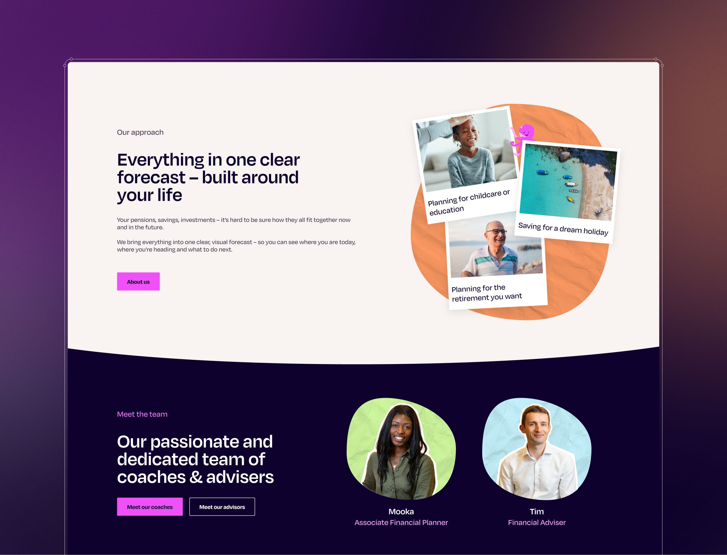 Octopus Money Website Design