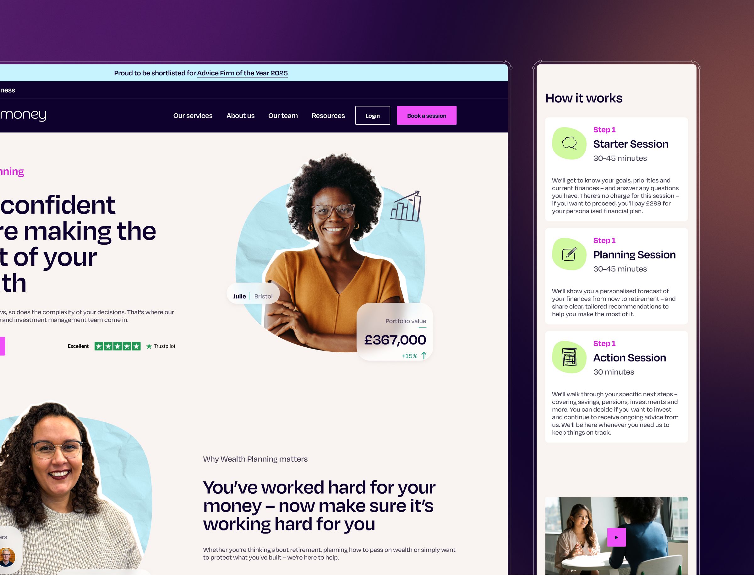 Octopus Money Website Design