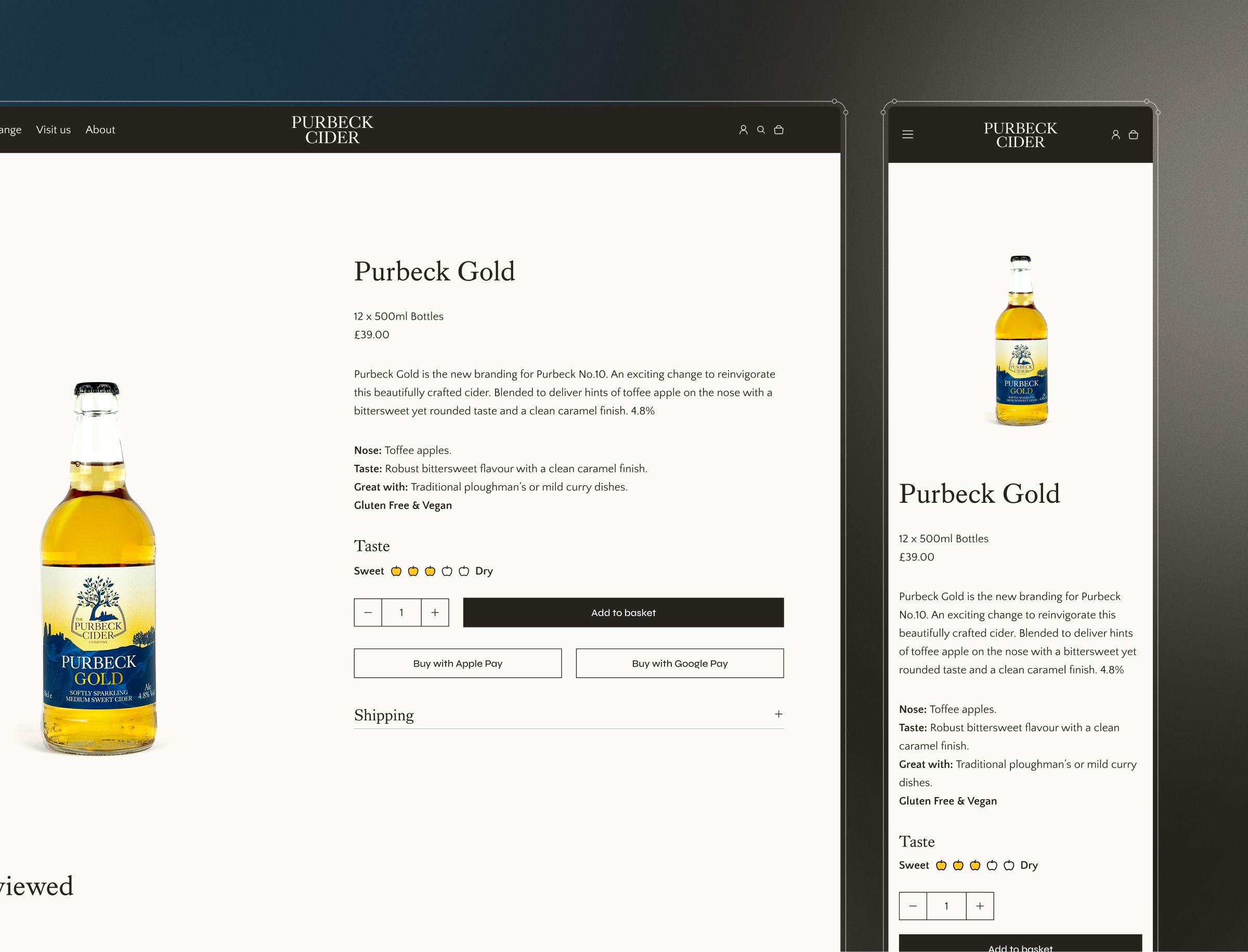 Purbeck Cider Design